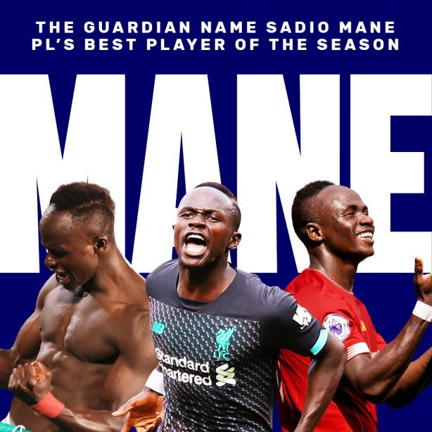 Premier League: Sadio Mané élu meilleur joueur de la saison par The Guardian