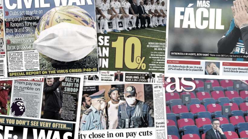 Les excuses de José Mourinho font les gros titres en Angleterre, le Barça a fait son choix entre Lautaro Martinez et Neymar