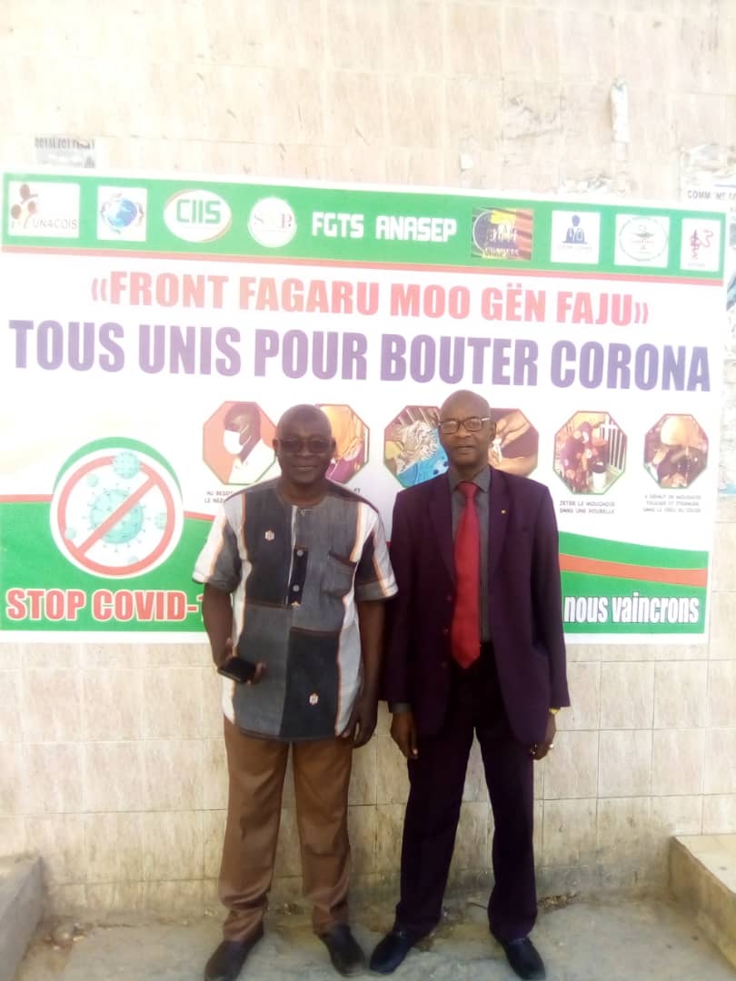 Lutte contre le Covid19 : Le Front « Fagaru Moo Gen Faju » s’engage et met en place un plan d’actions sur fonds propre