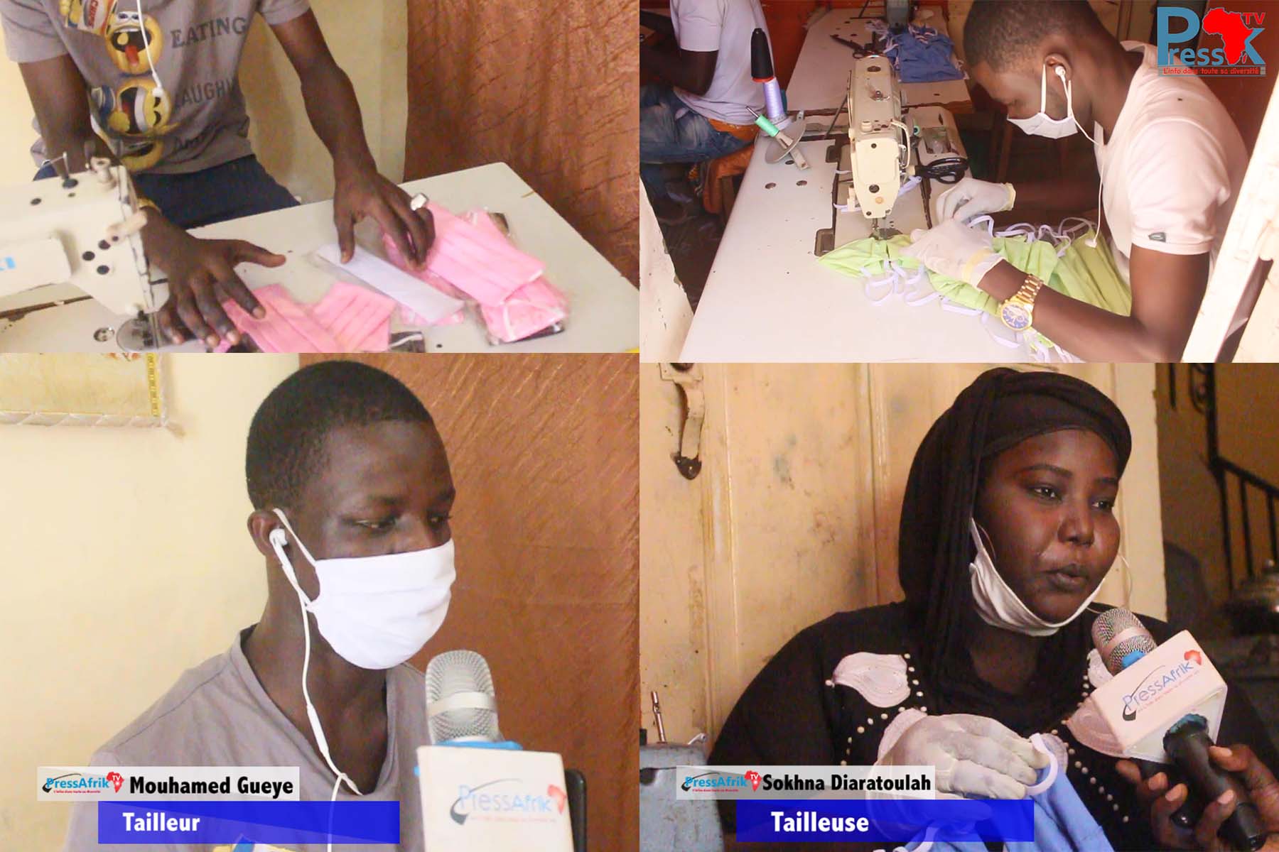 Business du masque au Sénégal: les tailleurs pour sauver la population de la cupidité des pharmaciens