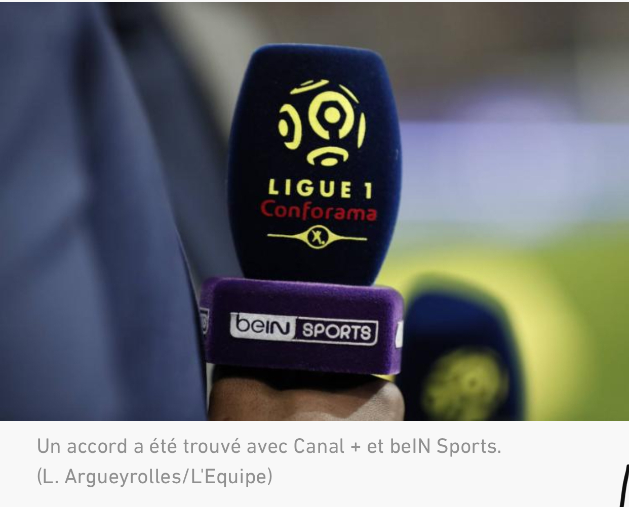 Droits télé : Canal + et beIN Sports vont payer la LFP