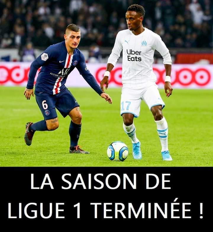 Officiel/ La Ligue 1 et Ligue 2 sont terminées pour la saison 2019-2020 (Rmcsport)