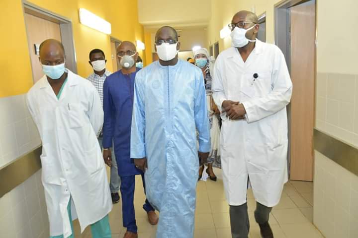 Lutte contre le Covid-19: Le centre de traitement du Covid de l'hôpital  Dalal Jaam de Guédiawaye s'élargit avec 100 nouveaux lits et 11 en réanimation.