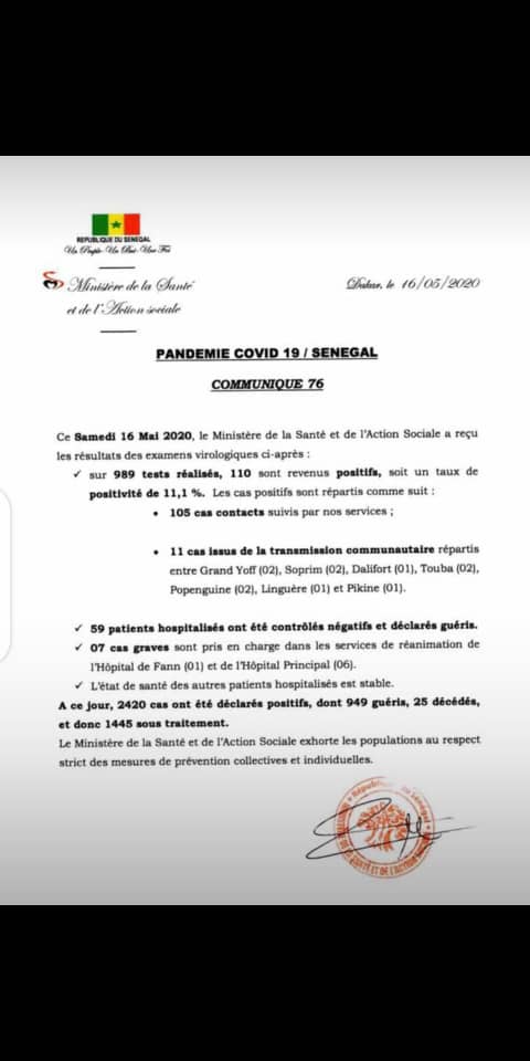 Coronavirus: erreur sur les chiffres du point du jour du ministère de la Santé