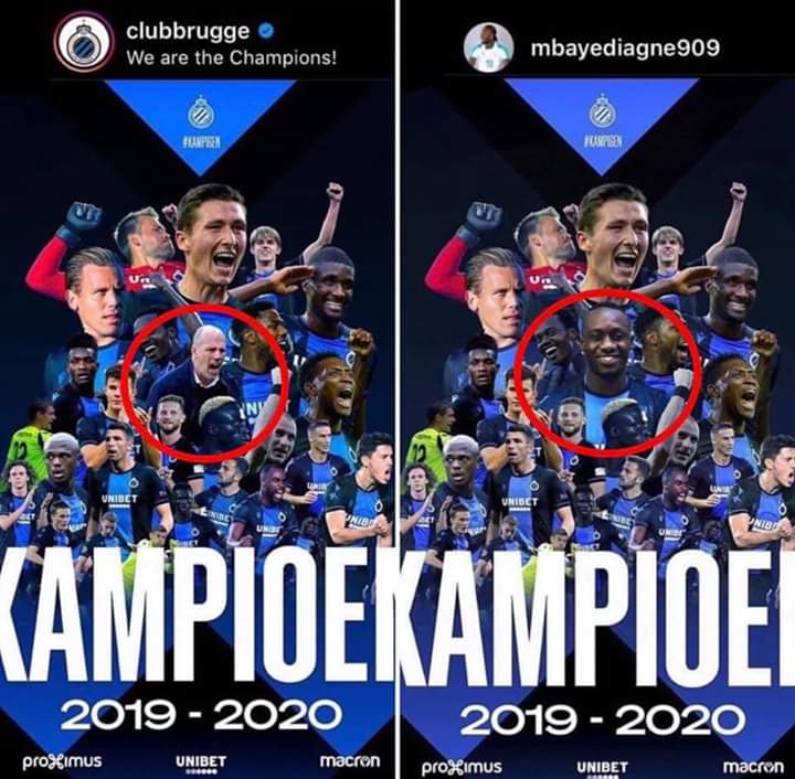 Fc Burges: Son image zappée sur l'affiche officielle des champions, Mbaye Diagne insère sa photo à la place du coach