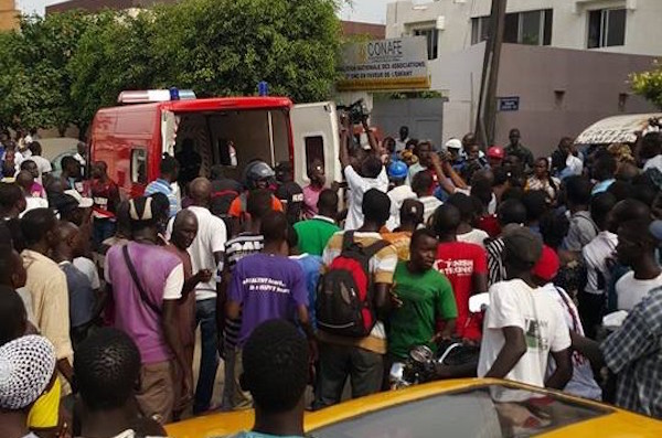 Refus d’inhumation d'une victime de la Covid-19 à Diamaguène: les véhicules des sapeurs-pompiers et de la Croix-Rouge saccagés