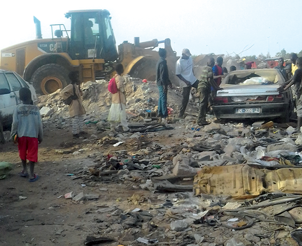 Déguerpissement: la mairie de Sicap Mbao s’attaque à l’occupation anarchique