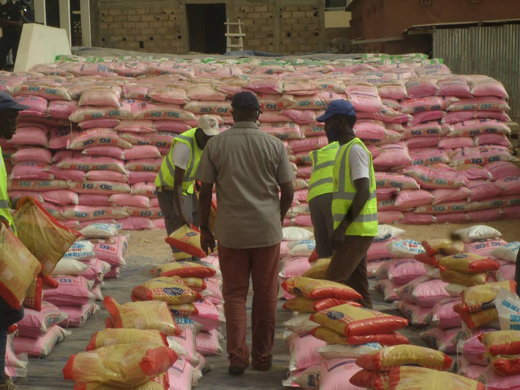 Une partie de l’aide alimentaire volée