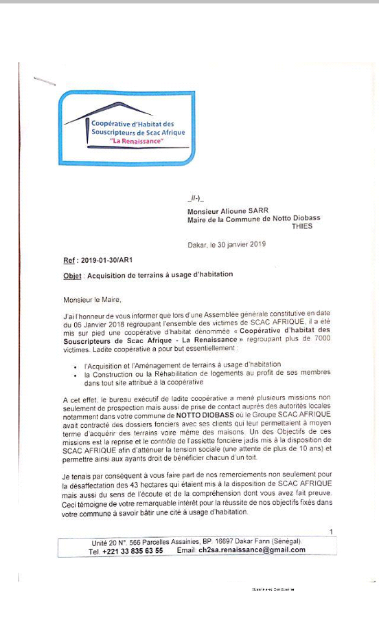 Notto Diobasse: Alioune Sarr protège le foncier au profit des générations futures, contre les activistes et les prédateurs