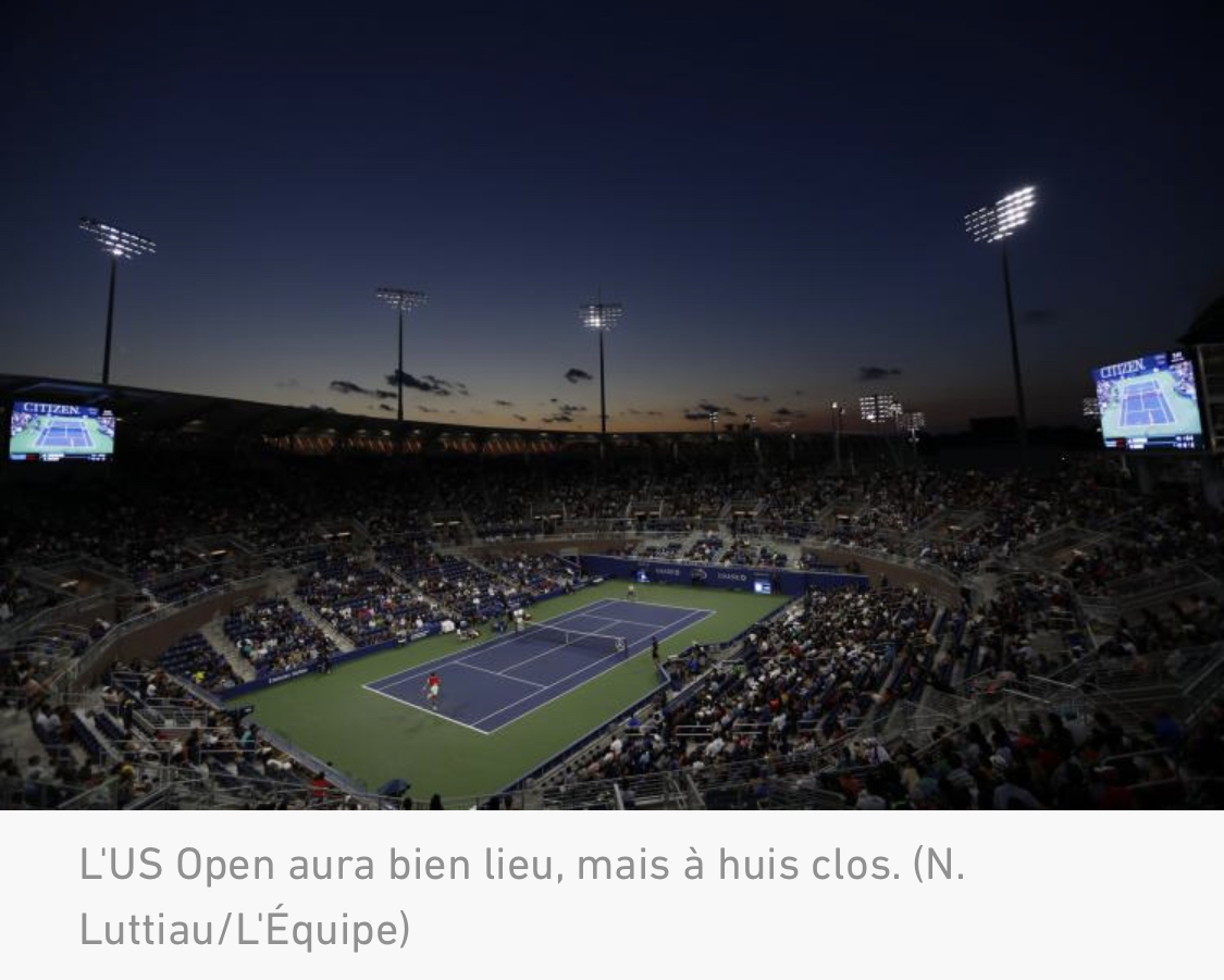 Tennis: Le gouverneur de New York autorise la tenue de l'US Open