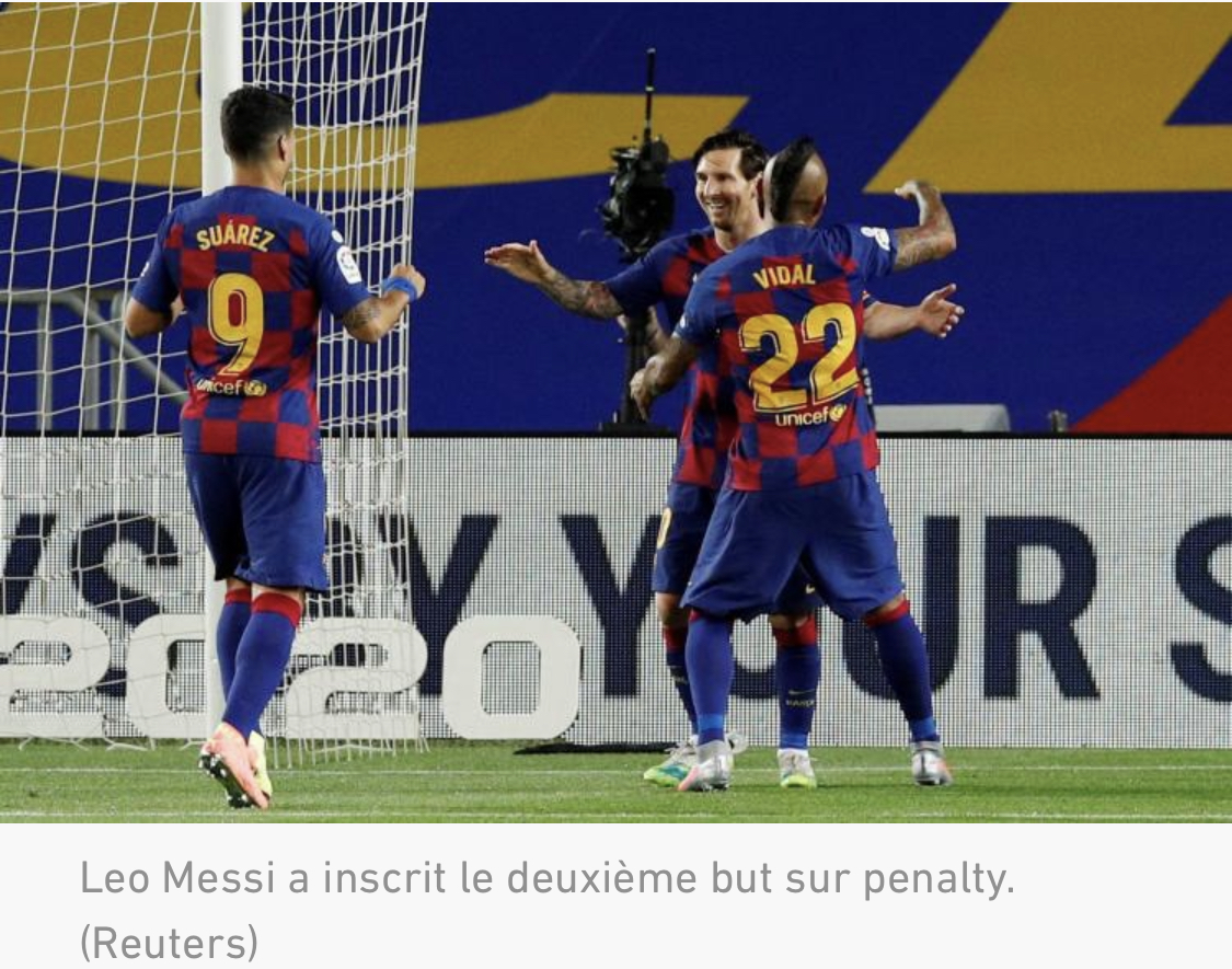 Fati et Messi portent le Barça contre Leganés