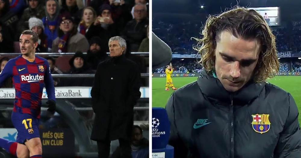 Setién à Griezmann : "Je ne vais pas lui présenter mes excuses"