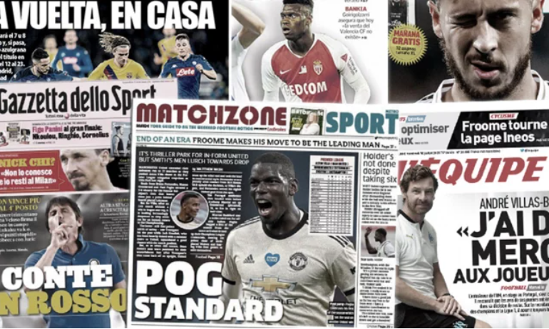 Paul Pogba régale l'Angleterre, Antonio Conte prend cher en Italie