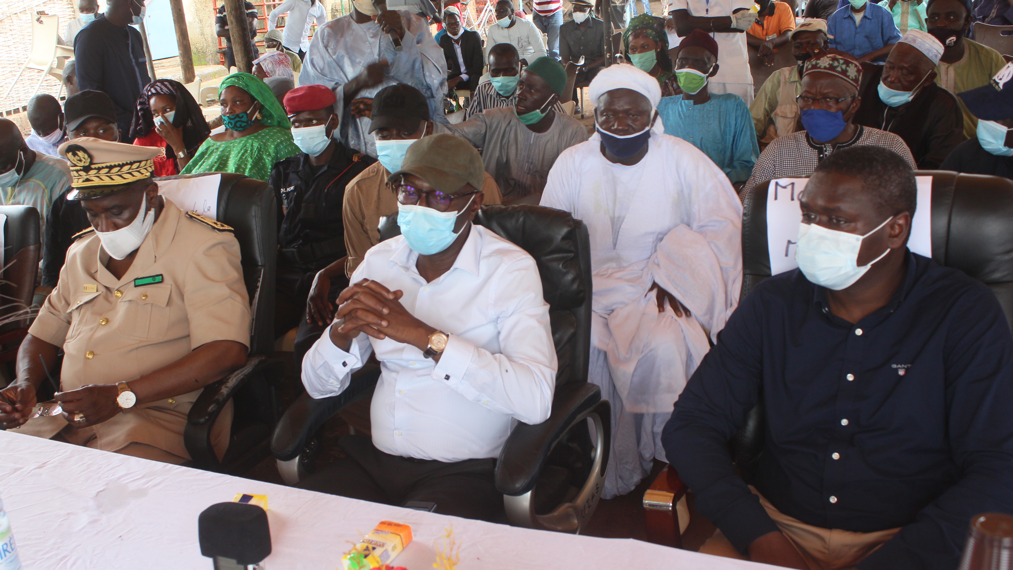 Sédhiou: Oumar Youm visite les travaux de construction du pont de Marssassoum (Vidéo)