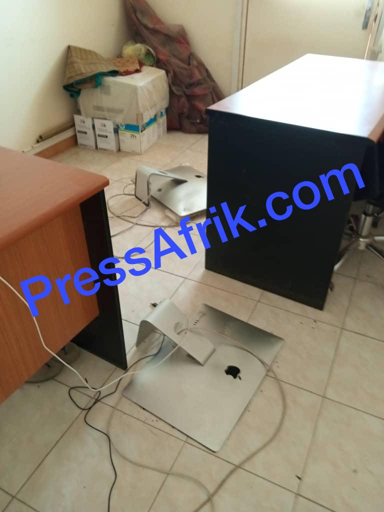 Les locaux du journal 'LES ECHOS' saccagés par des disciples de Serigne Moustapha Sy