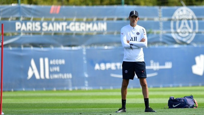 Le coach du PSG Thomas Tuchel blessé à l'entraînement