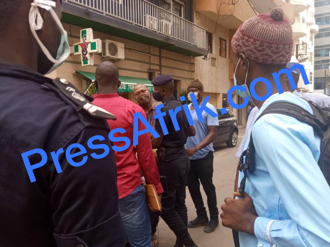Guy Marius Sagna arrêté devant la préfecture de Dakar