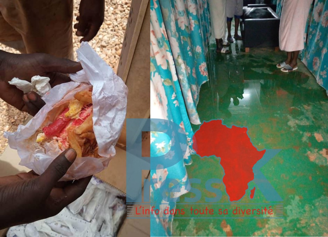 Les chambres inondées des employés et la mal bouffe servie au restaurant