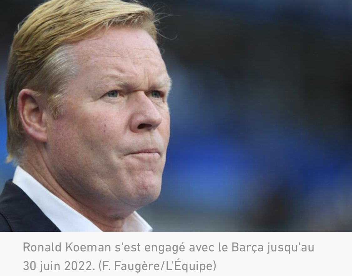 FC Barcelone : Koeman nommé entraîneur (officiel)