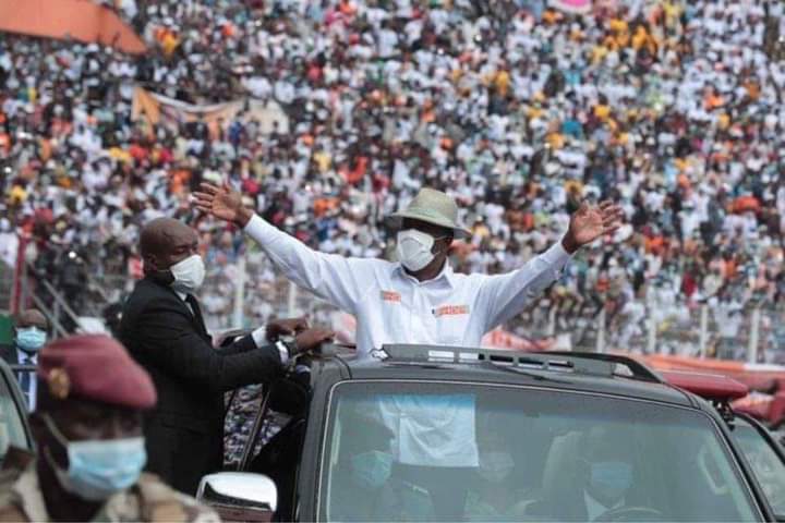Présidentielle 2020 : Alassane Ouattara a déposé son dossier de candidature à la CEI