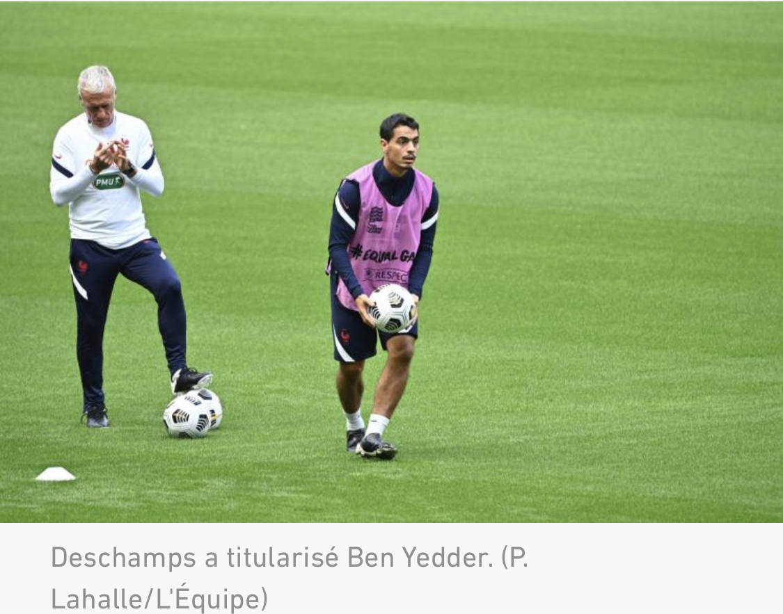 La composition des Bleus face à la Croatie : en 3-5-2, avec un trio Griezmann - Ben Yedder - Martial