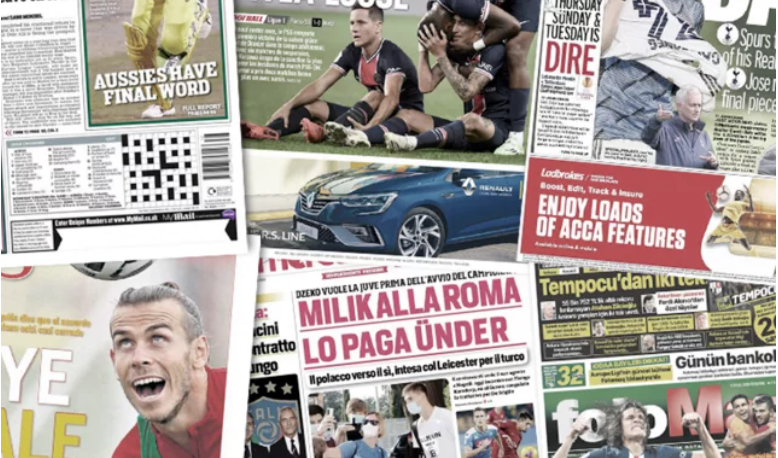 Le PSG veut chiper deux joueurs à l'Inter,  Zidane soulagé du départ de Gareth Bale