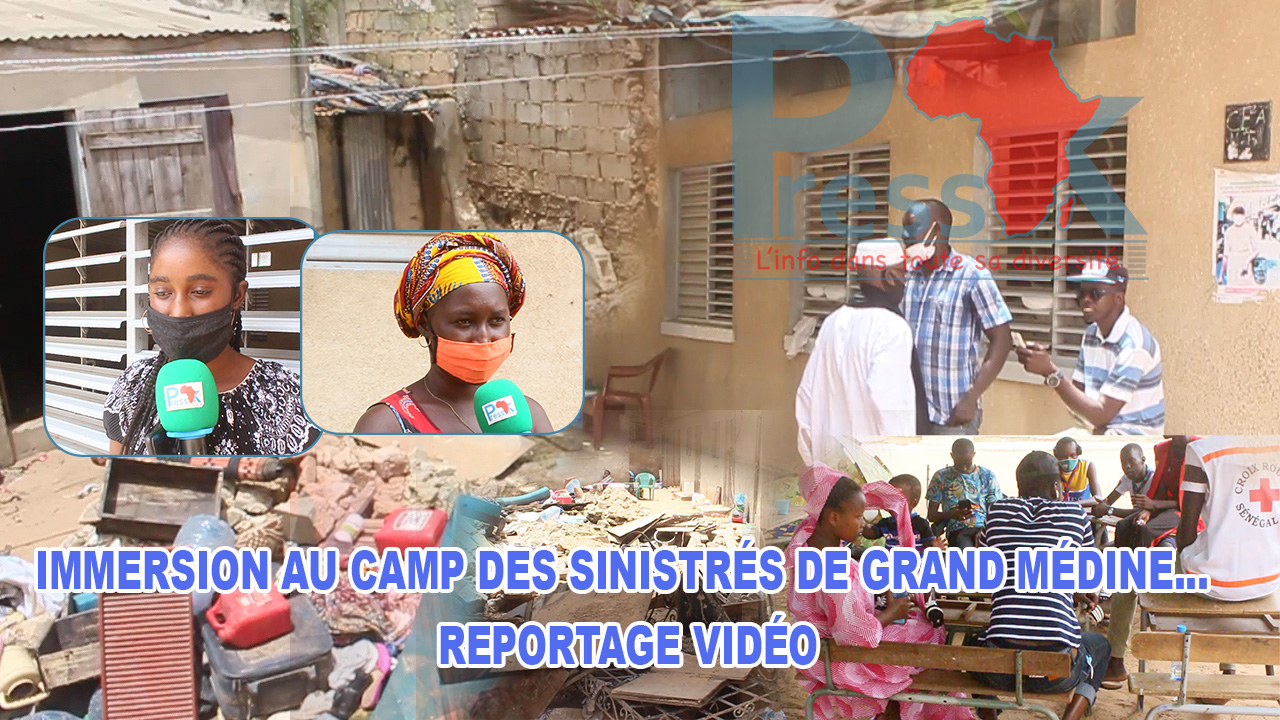 Immersion à l’école de Grand Médine... les éclaireurs, la Croix rouge et des volontaires au chevet des sinistrés. Reportage ! 