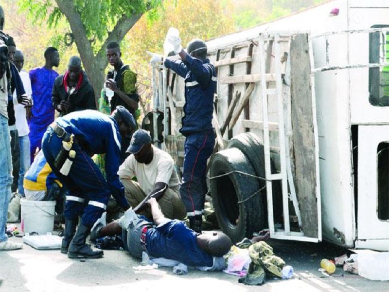 Grave accident d’un minibus sur l’axe Linguère-Matam : le bilan fait état de 22 blessés dont 4 grièvement