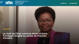 Togo: Victoire Sidémèho Tomegah-Dogbé, 1ère femme Premier ministre depuis l’indépendance