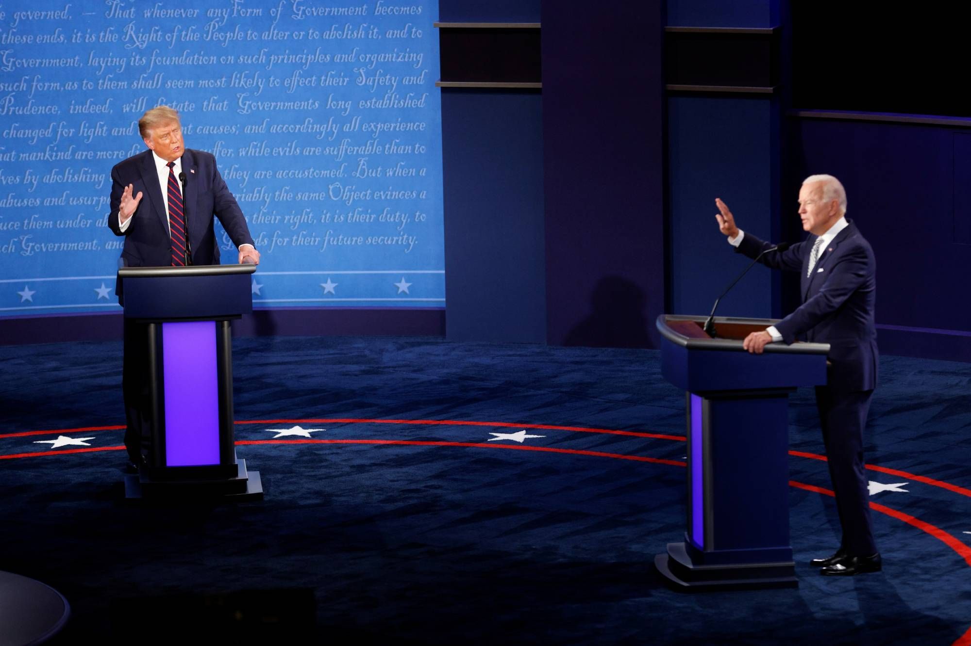 Les moments forts du débat houleux entre Donald Trump et Joe Biden