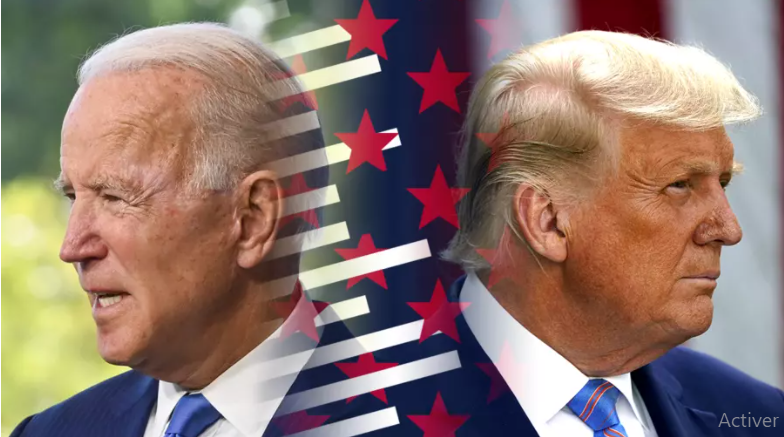 Joe Biden et Donald Trump. Studio Graphique FMM
