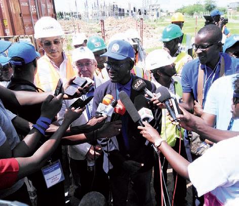 Le poste de Tamba… centre névralgique du système de transport de l’énergie de l’Omvg