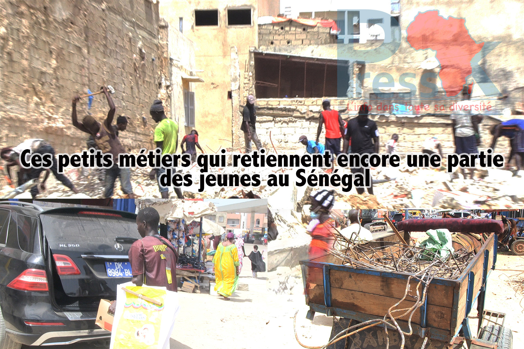 Ces petits métiers qui retiennent encore une partie des jeunes au Sénégal (Vidéo)