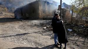 La fuite des Arméniens du Haut-Karabakh