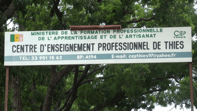 Le Centre de formation professionnelle de Thiès à l’agonie: élève et enseignants mis à la rue
