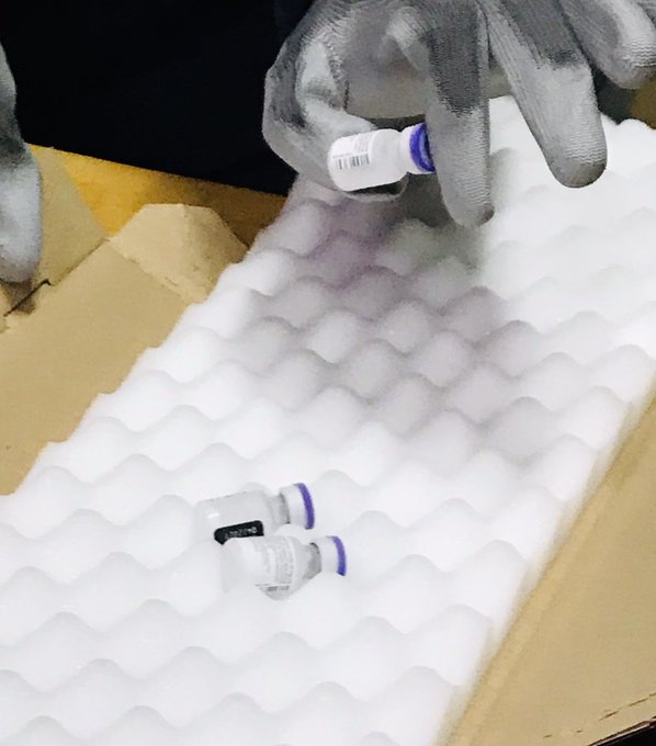 Covid-19: les premières doses du vaccin sont arrivées en France