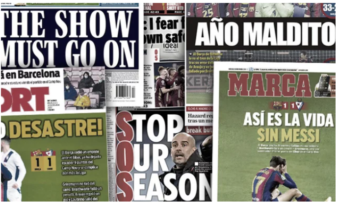 Le Barça se fait détruire après son nouveau désastre, la Premier League réfléchit sérieusement à s'arrêter