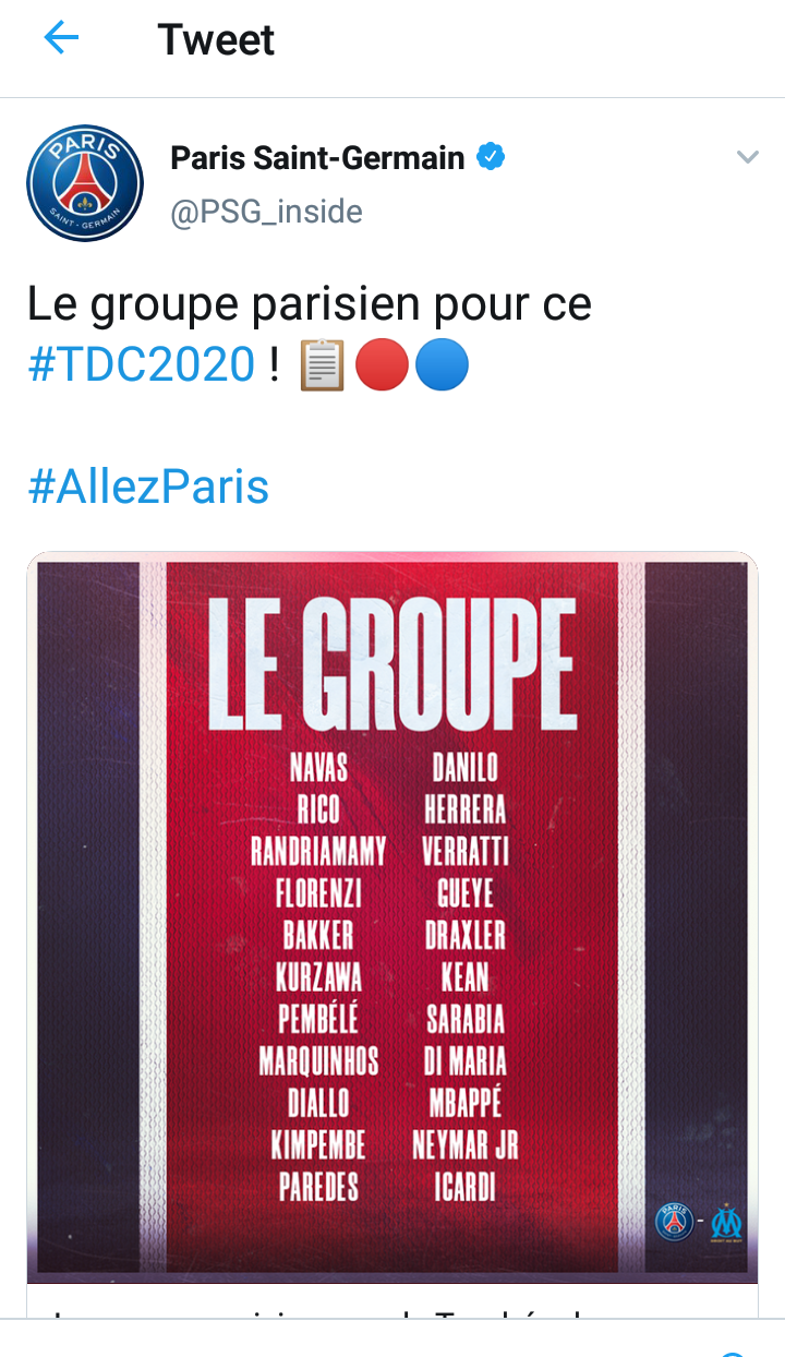 Psg: Gana et Diallo convoqués pour le Trophée des Champions