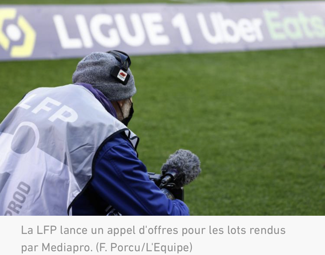 Droits télé Ligue 1-Ligue 2 : la LFP lance son appel d'offres