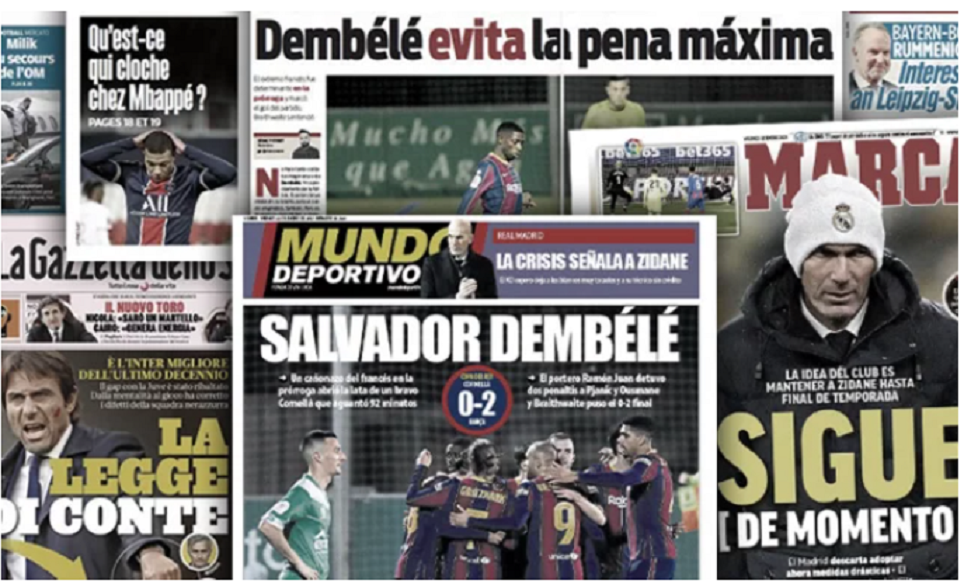 L'Espagne se prosterne devant le héros Ousmane Dembélé, le cas de Mbappé au PSG inquiète