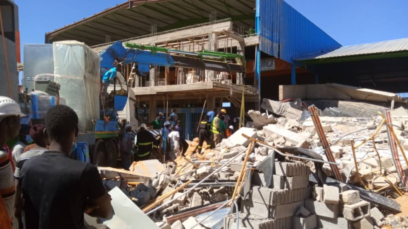Effondrement un bâtiment près de Thiès : trois (3) autres corps sans vie découverts