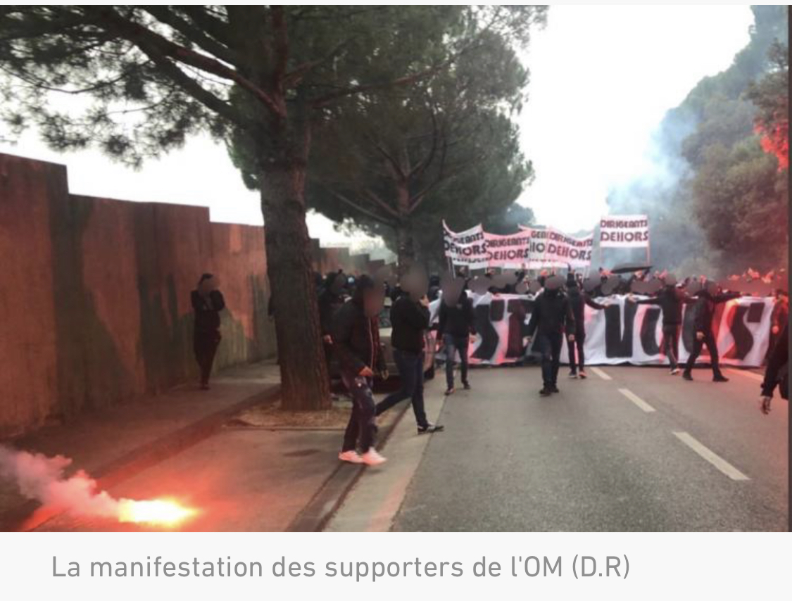 Olympique de Marseille: les supporters en colère assiègent le centre d’entraînement