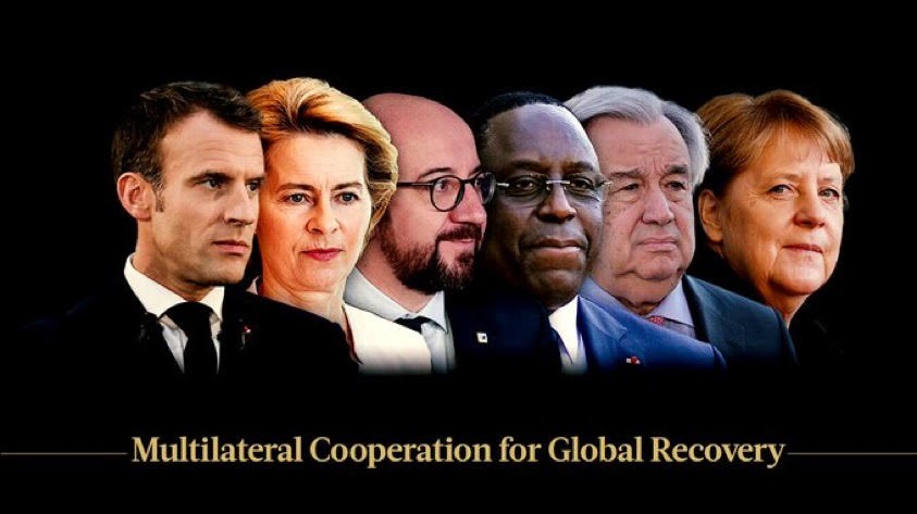 L’appel de Merkel, Macron, Sall, de l’ONU et de l’UE : « Bâtir un multilatéralisme plus solidaire face au Covid »