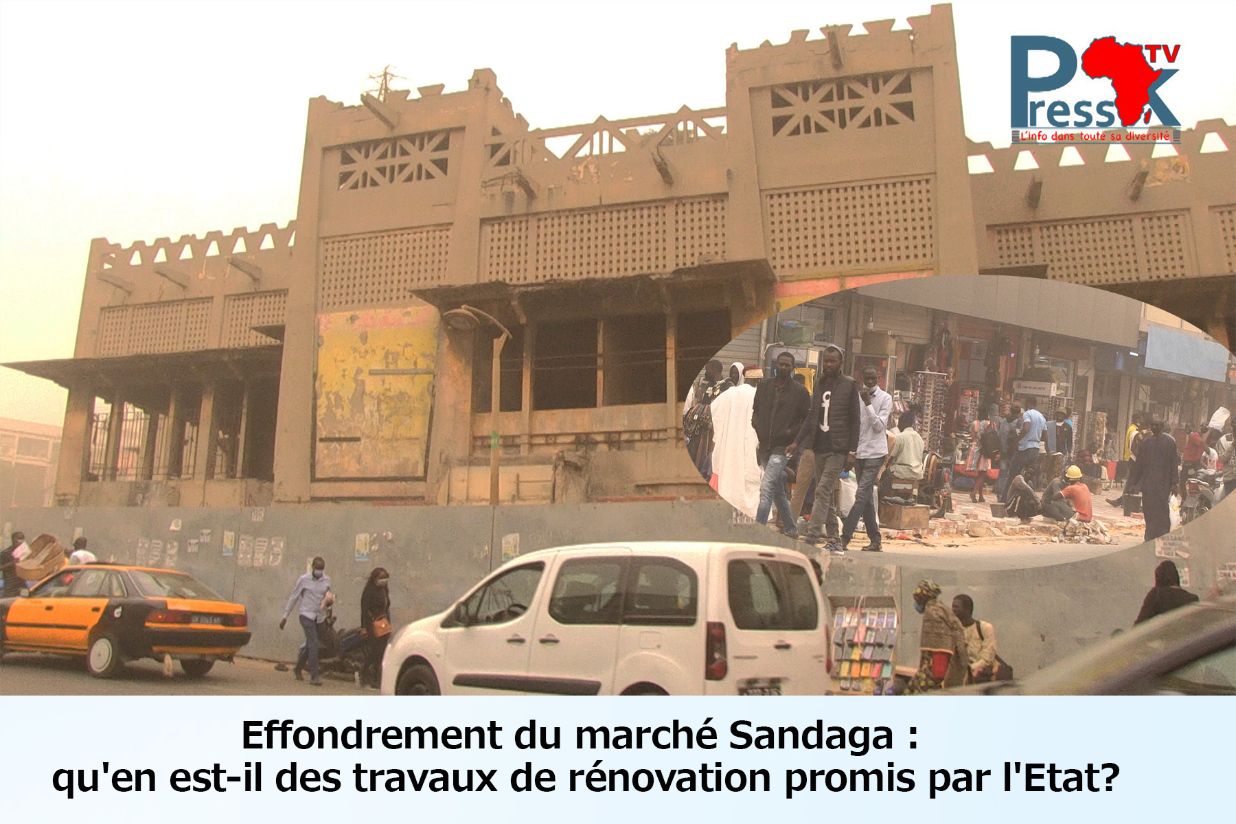 Démolition Marché Sandaga: les travaux de rénovation n'avancent pas, les commerçants délogés s'impatientent (Reportage)