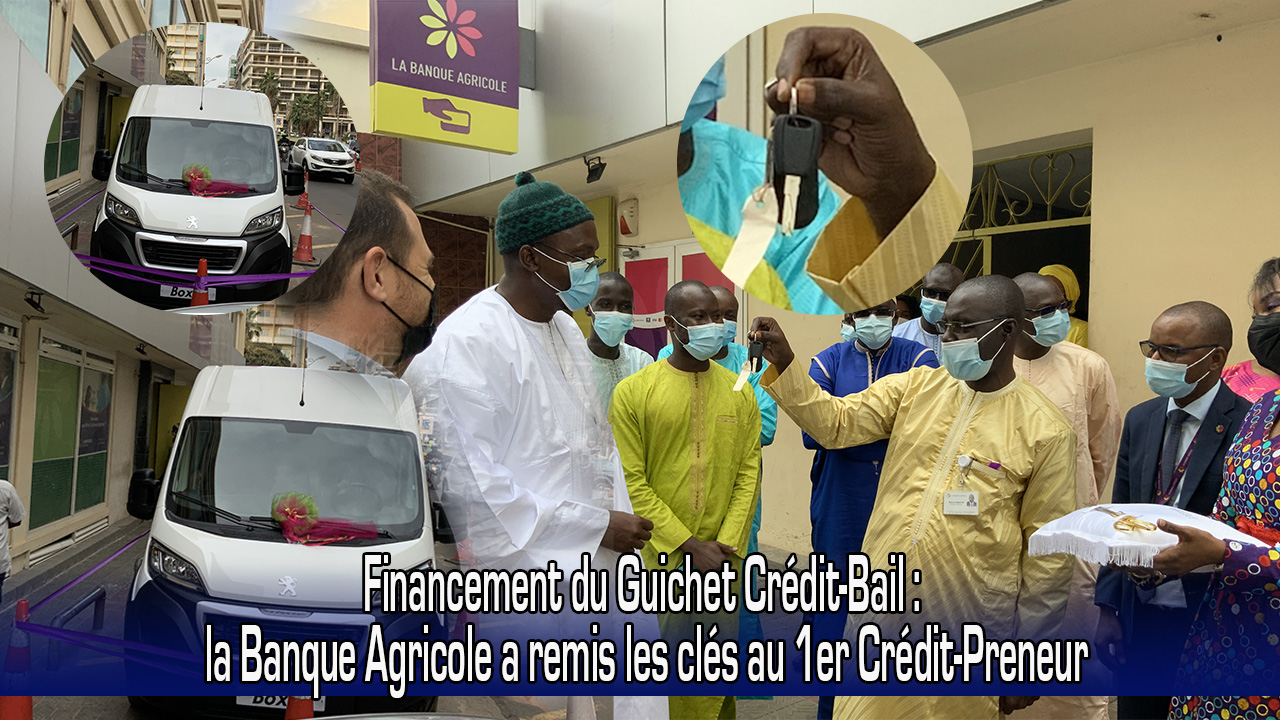 Remise de clefs au 1er Crédit-Preneur du Guichet Crédit-Bail de La Banque Agricole