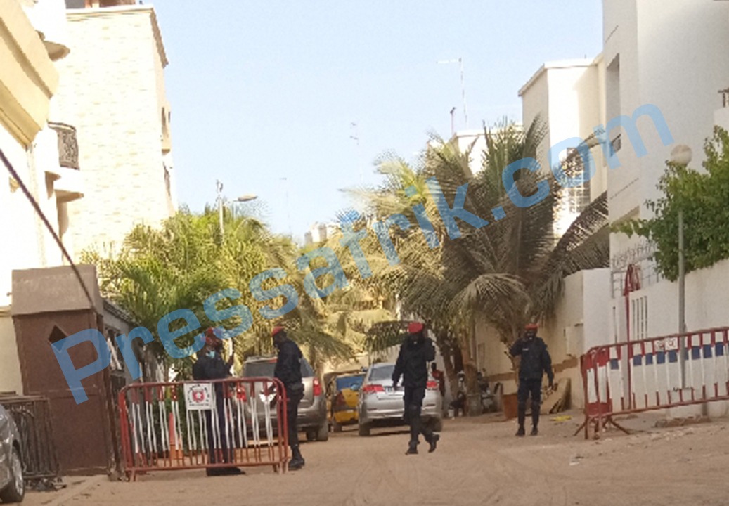 Le domicile de Ousmane Sonko toujours sous surveillance policière 
