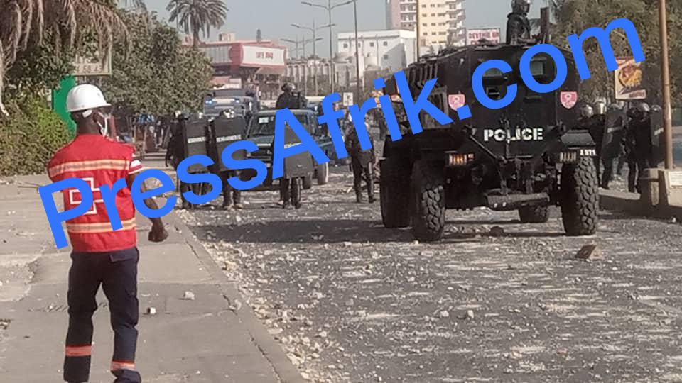 Affrontement à l'Ucad: le Groupement mobile d'intervention vient en renfort aux policiers