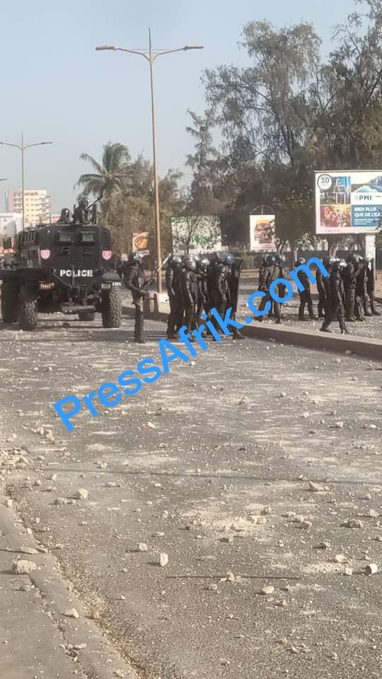 Affrontement à l'Ucad: le Groupement mobile d'intervention vient en renfort aux policiers