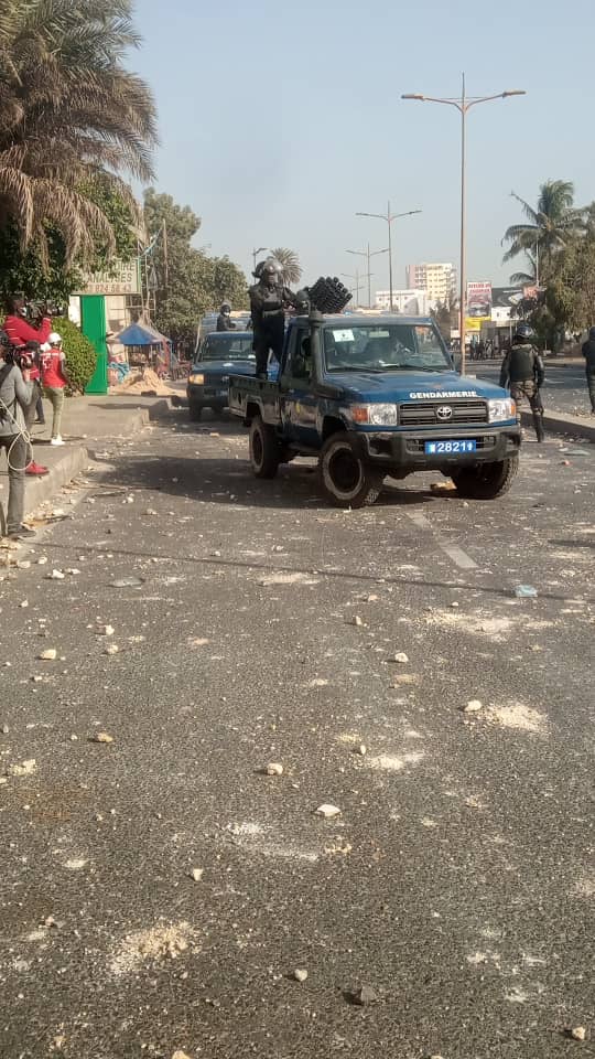 Affrontement à l'Ucad: le Groupement mobile d'intervention vient en renfort aux policiers