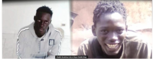 Cheikh Ibrahima Coly tué à Bignona et Baye Cheikh Diop tombé à Yeumbeul (photo le quotidien Libération)